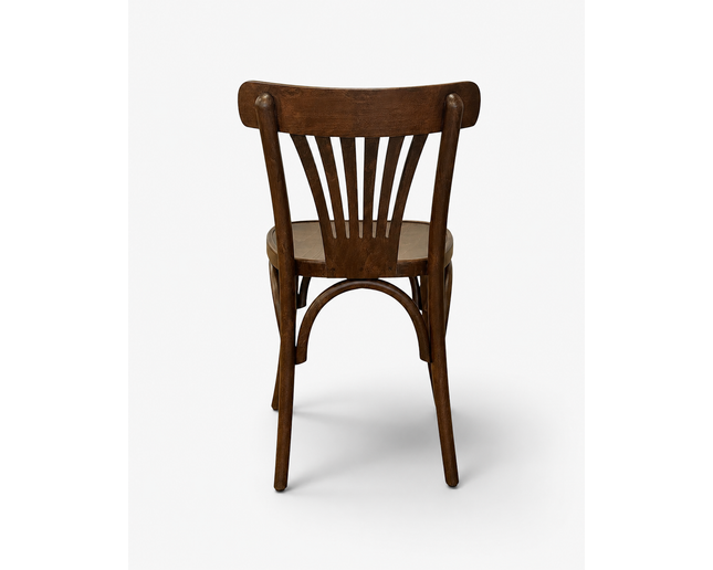 AMKO 620V Walnut Commercial Grade Restaurant Wood Chair