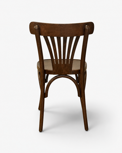 AMKO 620V Walnut Commercial Grade Restaurant Wood Chair