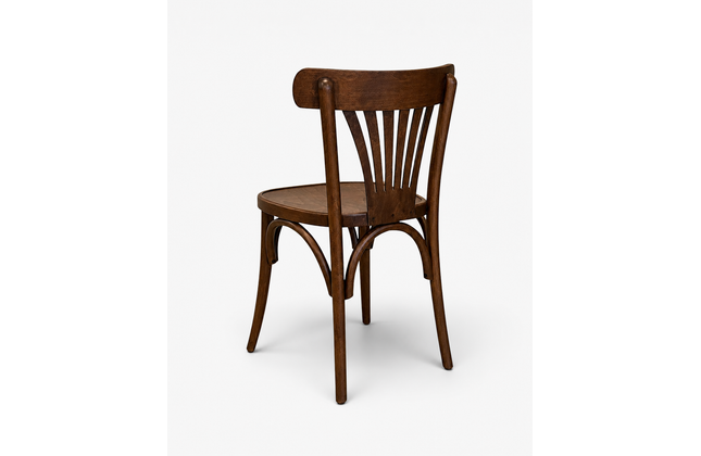 AMKO 620V Walnut Commercial Grade Restaurant Wood Chair
