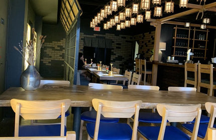 AMKO 629P Natural Commercial Grade Restaurant Wood Chair