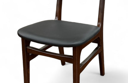 AMKO 629P Walnut Commercial Grade Restaurant Wood Chair