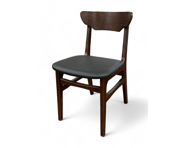 AMKO 629P Walnut Commercial Grade Restaurant Wood Chair