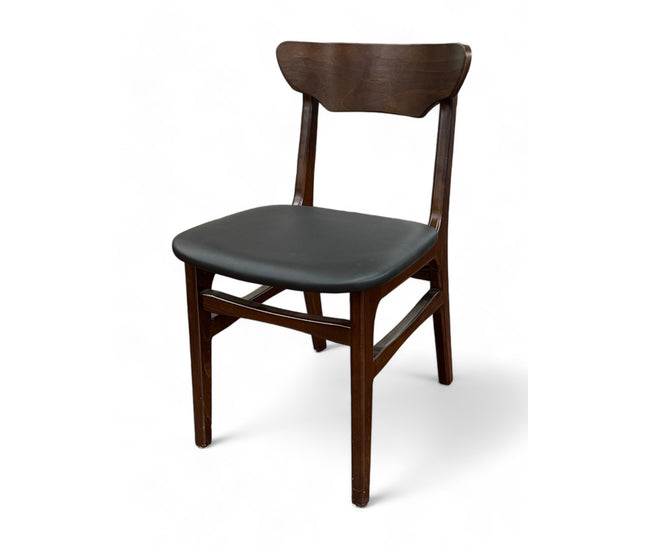 AMKO 629P Walnut Commercial Grade Restaurant Wood Chair