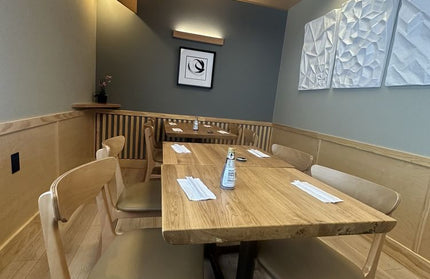 AMKO T10 Plank White Oak Live Edge Restaurant Table Top