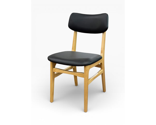 AMKO 630P Natural Commercial Grade Restaurant Wood Chair