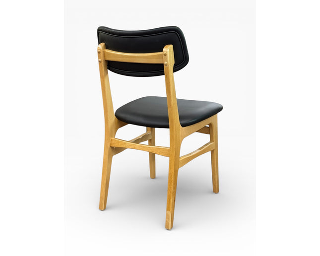 AMKO 630P Natural Commercial Grade Restaurant Wood Chair