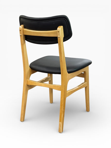 AMKO 630P Natural Commercial Grade Restaurant Wood Chair