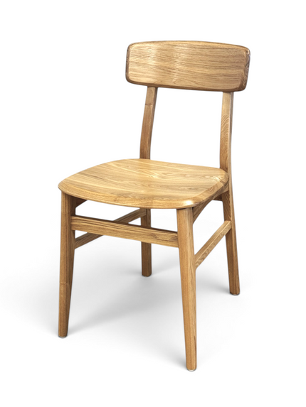 AMKO 640 Natural Ashwood Commercial Grade Restaurant Wood Chair