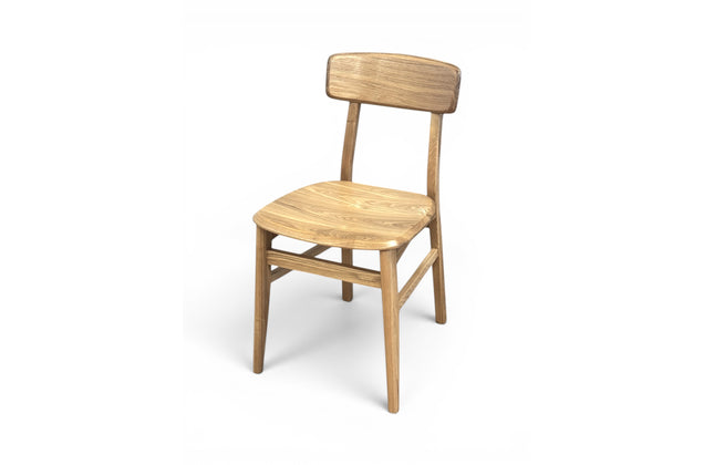 AMKO 640 Natural Ashwood Commercial Grade Restaurant Wood Chair