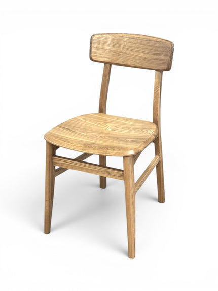 AMKO 640 Natural Ashwood Commercial Grade Restaurant Wood Chair
