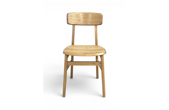 AMKO 640 Natural Ashwood Commercial Grade Restaurant Wood Chair