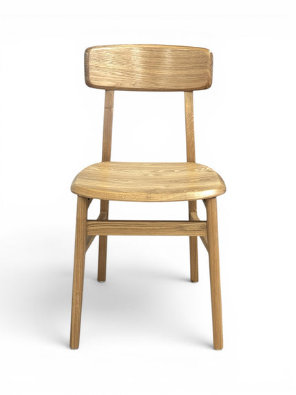 AMKO 640 Natural Ashwood Commercial Grade Restaurant Wood Chair