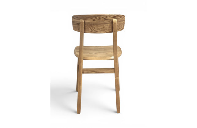 AMKO 640 Natural Ashwood Commercial Grade Restaurant Wood Chair