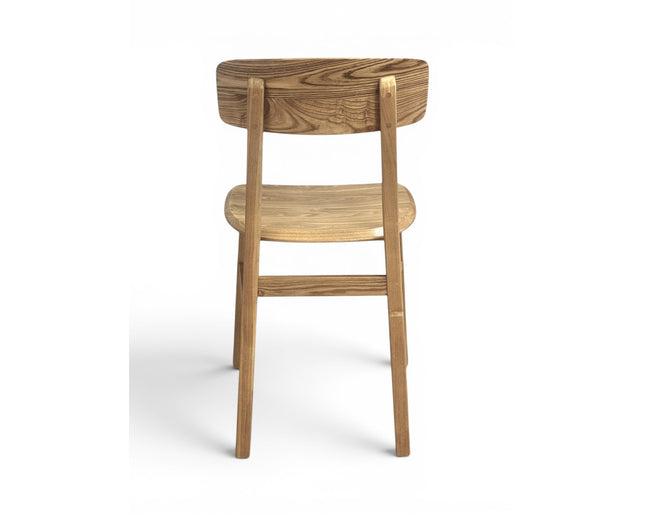 AMKO 640 Natural Ashwood Commercial Grade Restaurant Wood Chair
