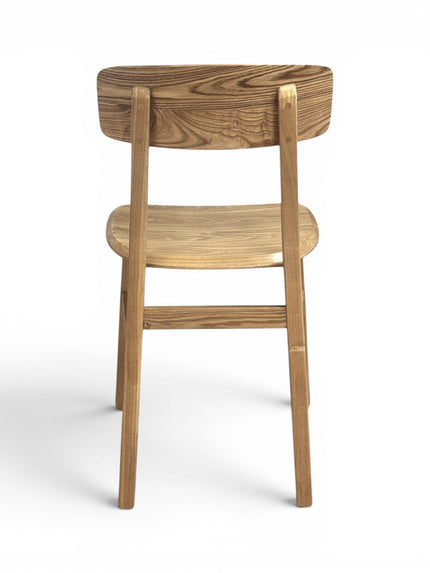 AMKO 640 Natural Ashwood Commercial Grade Restaurant Wood Chair