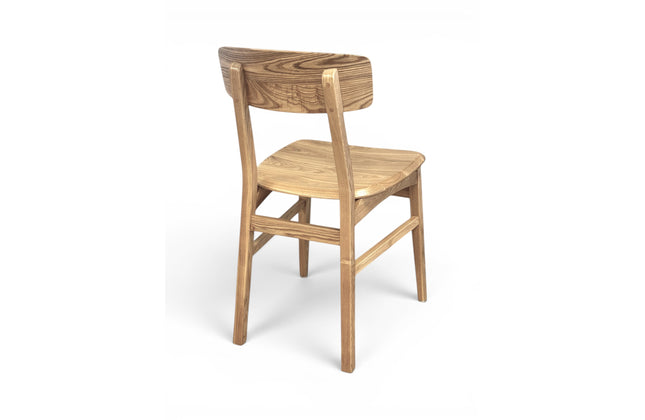 AMKO 640 Natural Ashwood Commercial Grade Restaurant Wood Chair