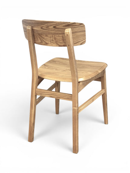 AMKO 640 Natural Ashwood Commercial Grade Restaurant Wood Chair
