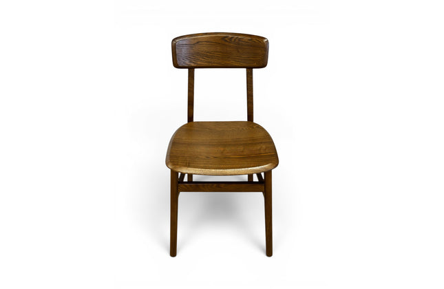 AMKO 640 Walnut Ashwood Commercial Grade Restaurant Wood Chair