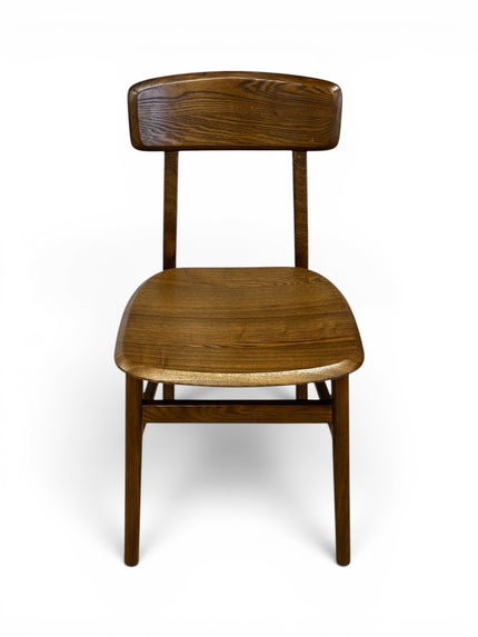 AMKO 640 Walnut Ashwood Commercial Grade Restaurant Wood Chair
