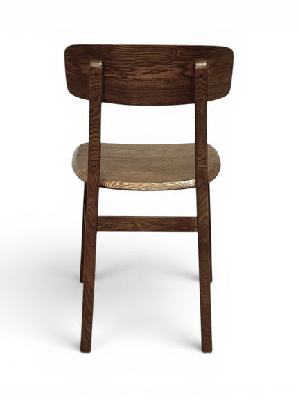 AMKO 640 Walnut Ashwood Commercial Grade Restaurant Wood Chair