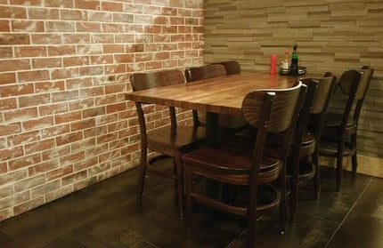 AMKO 645W Commercial Grade Restaurant Wood Chair