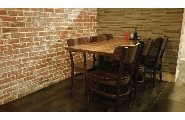 AMKO 645W Commercial Grade Restaurant Wood Chair