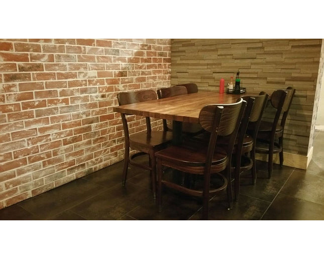 AMKO 645W Commercial Grade Restaurant Wood Chair