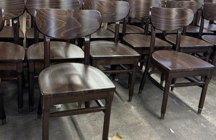 AMKO 645W Commercial Grade Restaurant Wood Chair