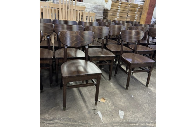 AMKO 645W Commercial Grade Restaurant Wood Chair