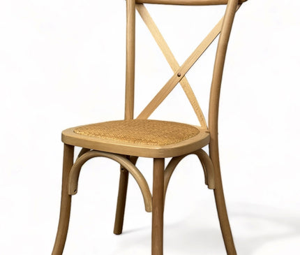 AMKO 732P Natural Commercial Grade Restaurant Wood Chair