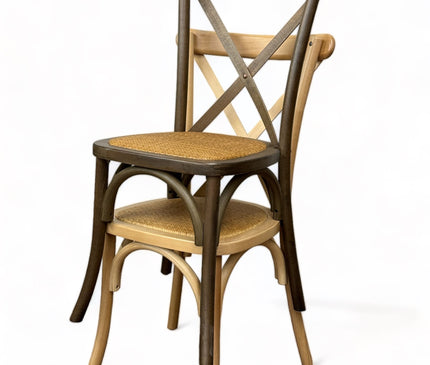 AMKO 732P Natural Commercial Grade Restaurant Wood Chair