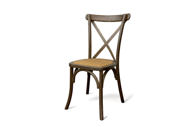 AMKO 732P Walnut Commercial Grade Restaurant Wood Chair