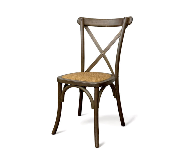 AMKO 732P Walnut Commercial Grade Restaurant Wood Chair