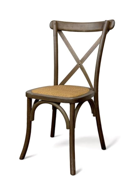 AMKO 732P Walnut Commercial Grade Restaurant Wood Chair