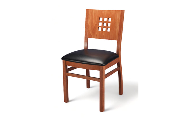 AMKO 780P Commercial Grade Restaurant Wood Chair