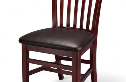 AMKO 827W Commercial Grade Restaurant Wood Chair