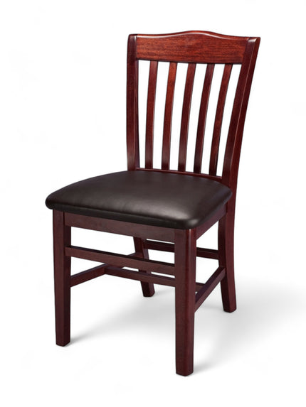 AMKO 827W Commercial Grade Restaurant Wood Chair