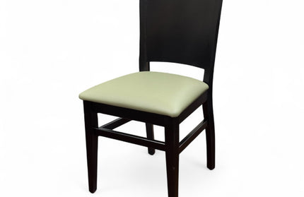 AMKO 855P Ebony Restaurant Solid Wood Chair on Sale $99