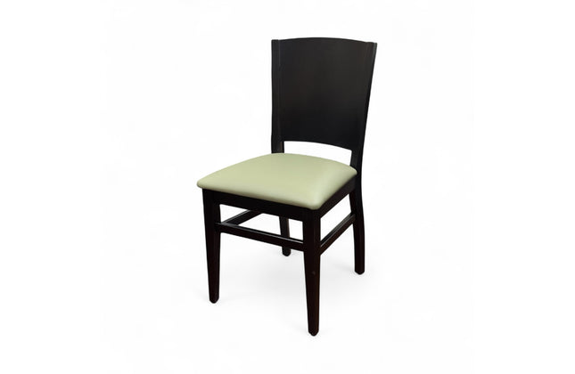 AMKO 855P Ebony Restaurant Solid Wood Chair on Sale $99
