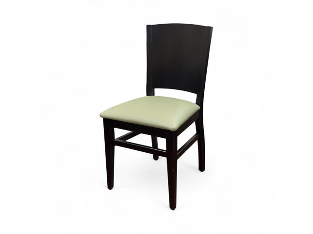 AMKO 855P Ebony Restaurant Solid Wood Chair on Sale $99