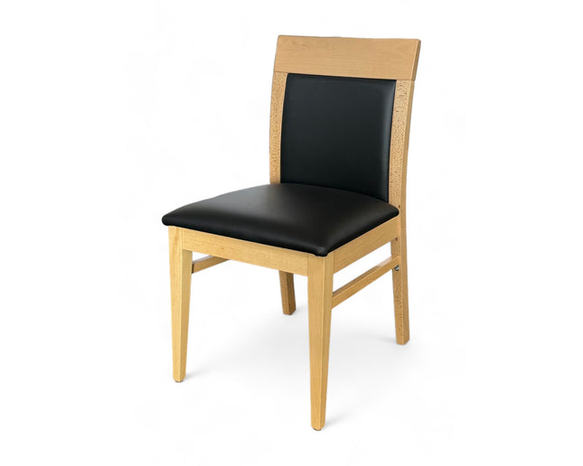 AMKO 875P Natural Commercial Grade Restaurant Wood Chair