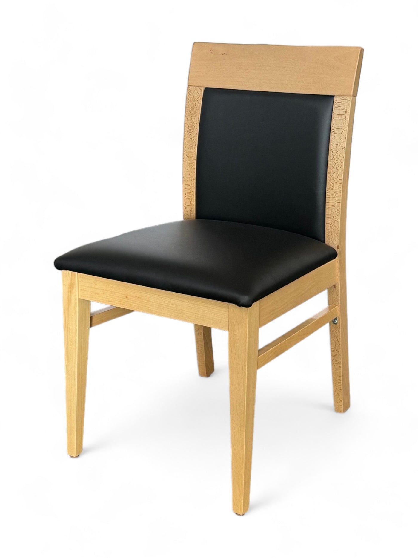 AMKO 875P Natural Commercial Grade Restaurant Wood Chair