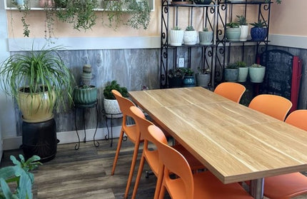 AMKO P633 Orange Commercial Grade Restaurant Durable Plastic Chair