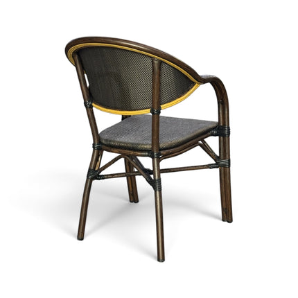 AMKO AL606AC-2 Aluminum Commercial Grade Restaurant Chair