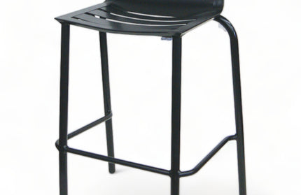 AMKO AL7712BS Black Commercial Grade Restaurant Barstool