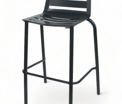 AMKO AL7712BS Black Commercial Grade Restaurant Barstool