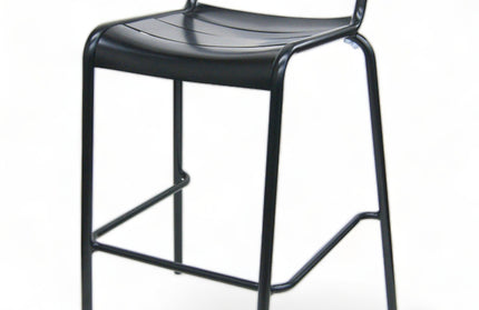 AMKO AL7715BS Black Commercial Grade Restaurant Barstool