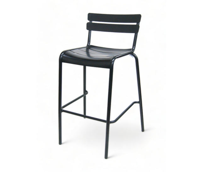 AMKO AL7715BS Black Commercial Grade Restaurant Barstool