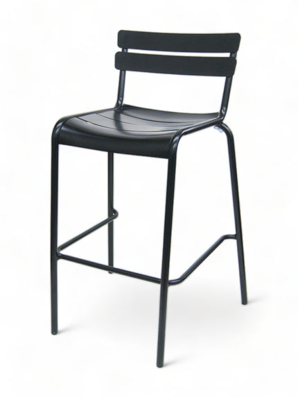 AMKO AL7715BS Black Commercial Grade Restaurant Barstool