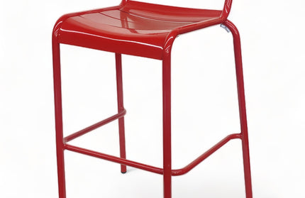 AMKO AL7715BS Red Commercial Grade Restaurant Barstool